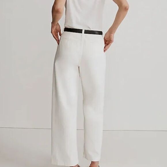 NWT Madewell The Harlow Wide-Leg Jean White 33 - Picture 5 of 8